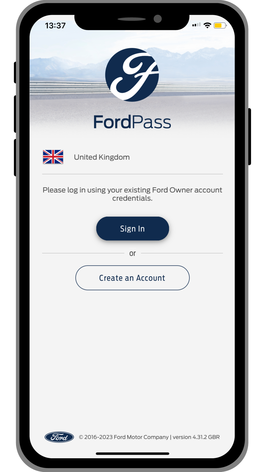 Fordpass app